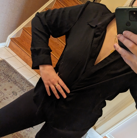 Vintage Black blouse - Picture 4 of 7